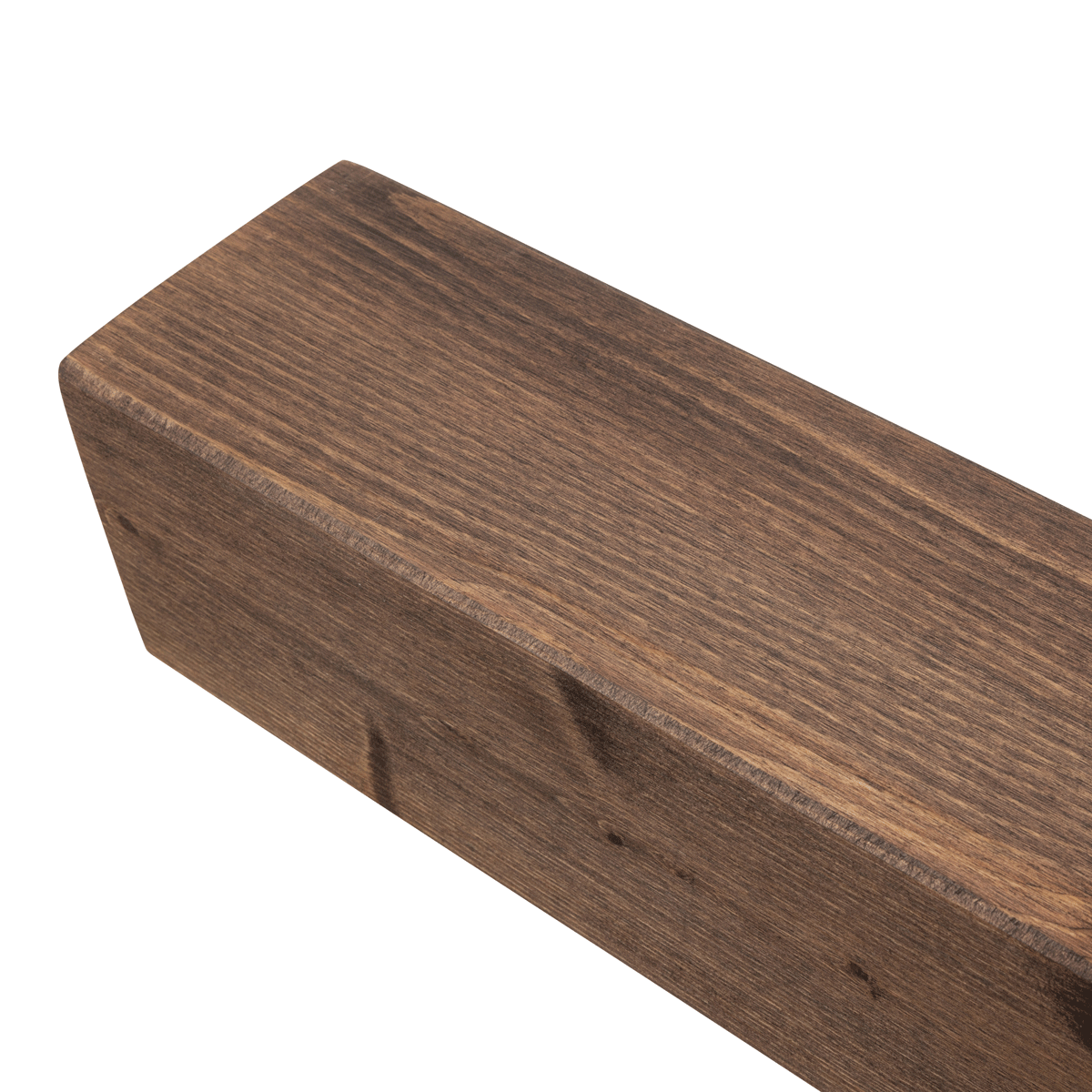 Rustic Mantel Beam 14.5cm x 14.5cm - Walnut