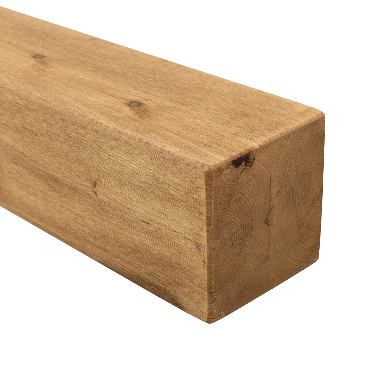 Rustic Mantel Beam 14.5cm x 14.5cm - Medium Oak