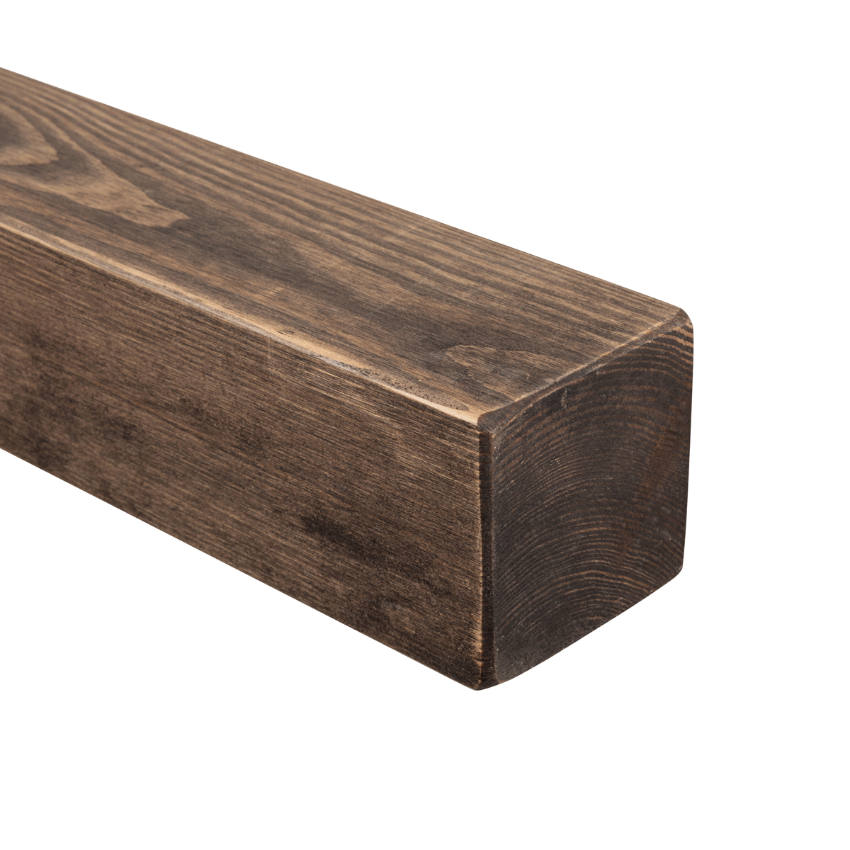 Rustic Mantel Beam 9.5cm x 9.5cm - Walnut