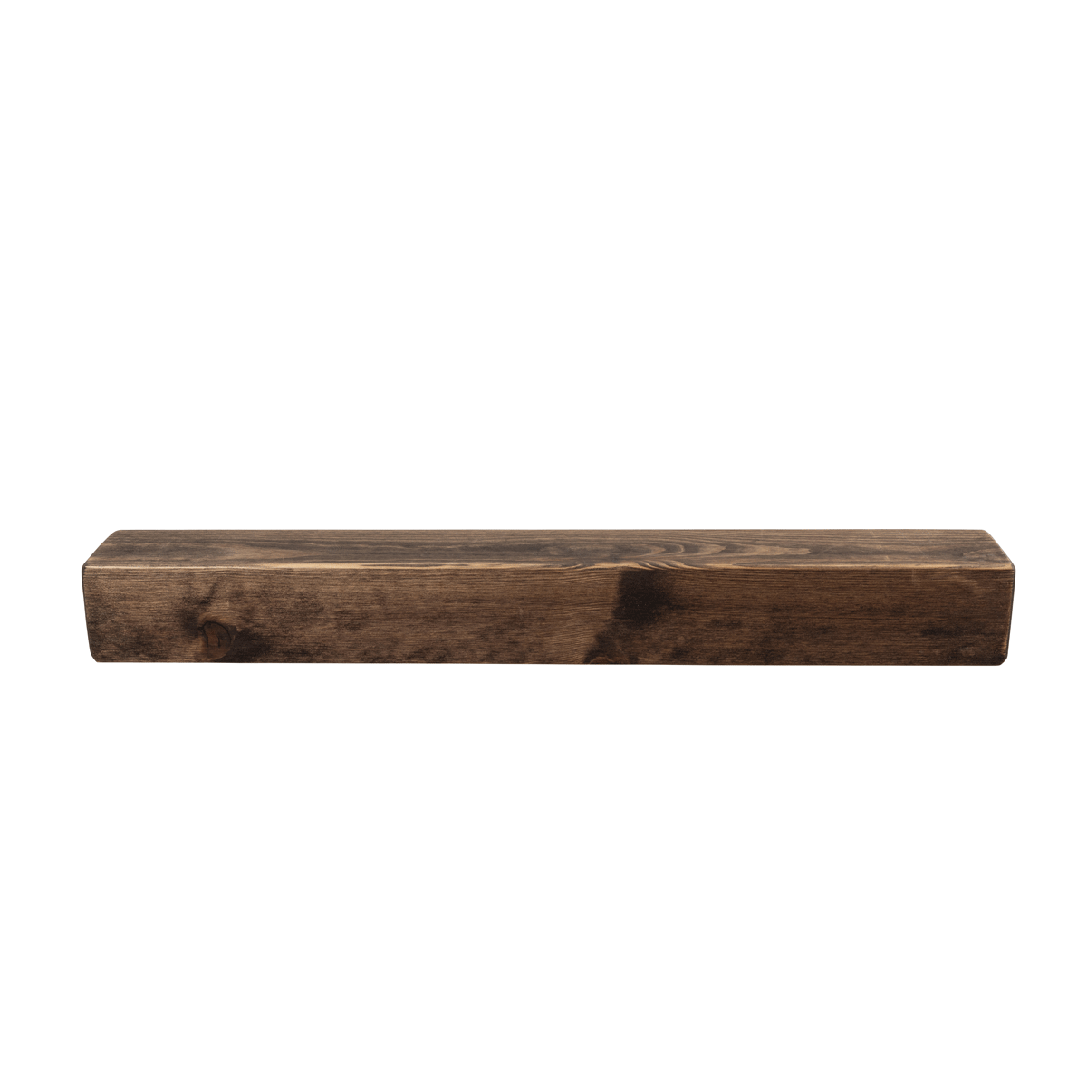 Rustic Mantel Beam 9.5cm x 9.5cm - Walnut