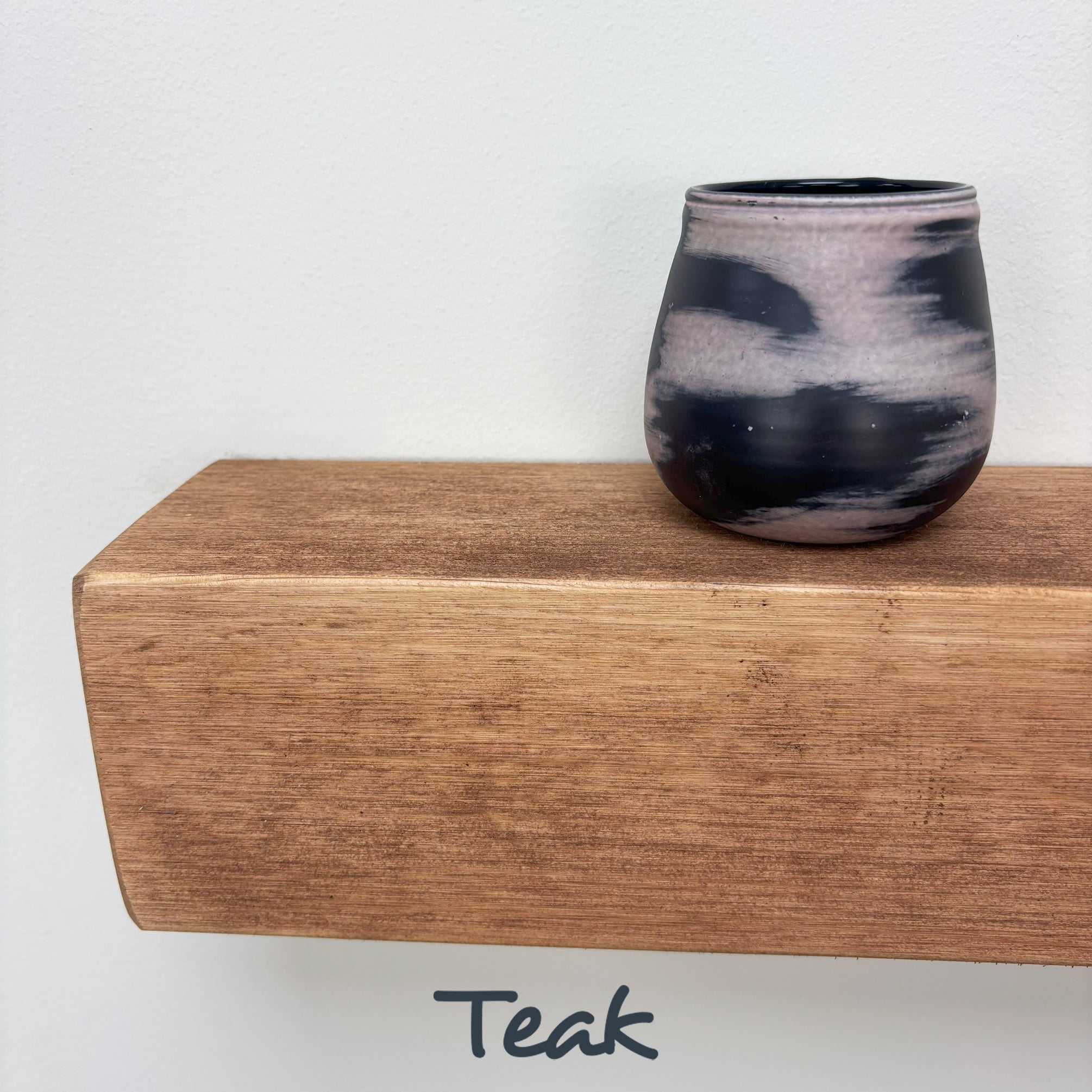 Rustic Mantel Beam - 9.5cm x 9.5cm - teak