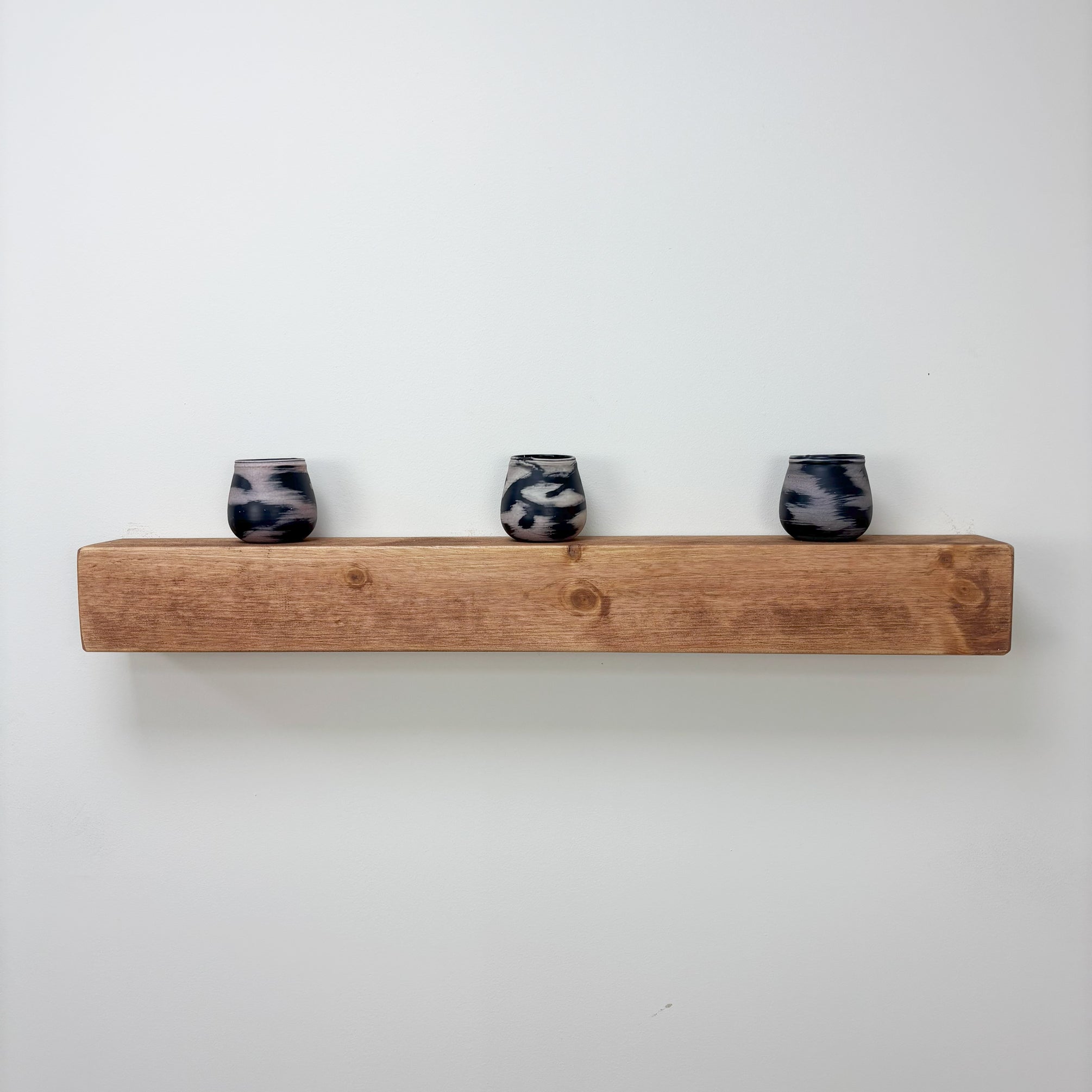 Rustic Mantel Beam - 9.5cm x 9.5cm - teak