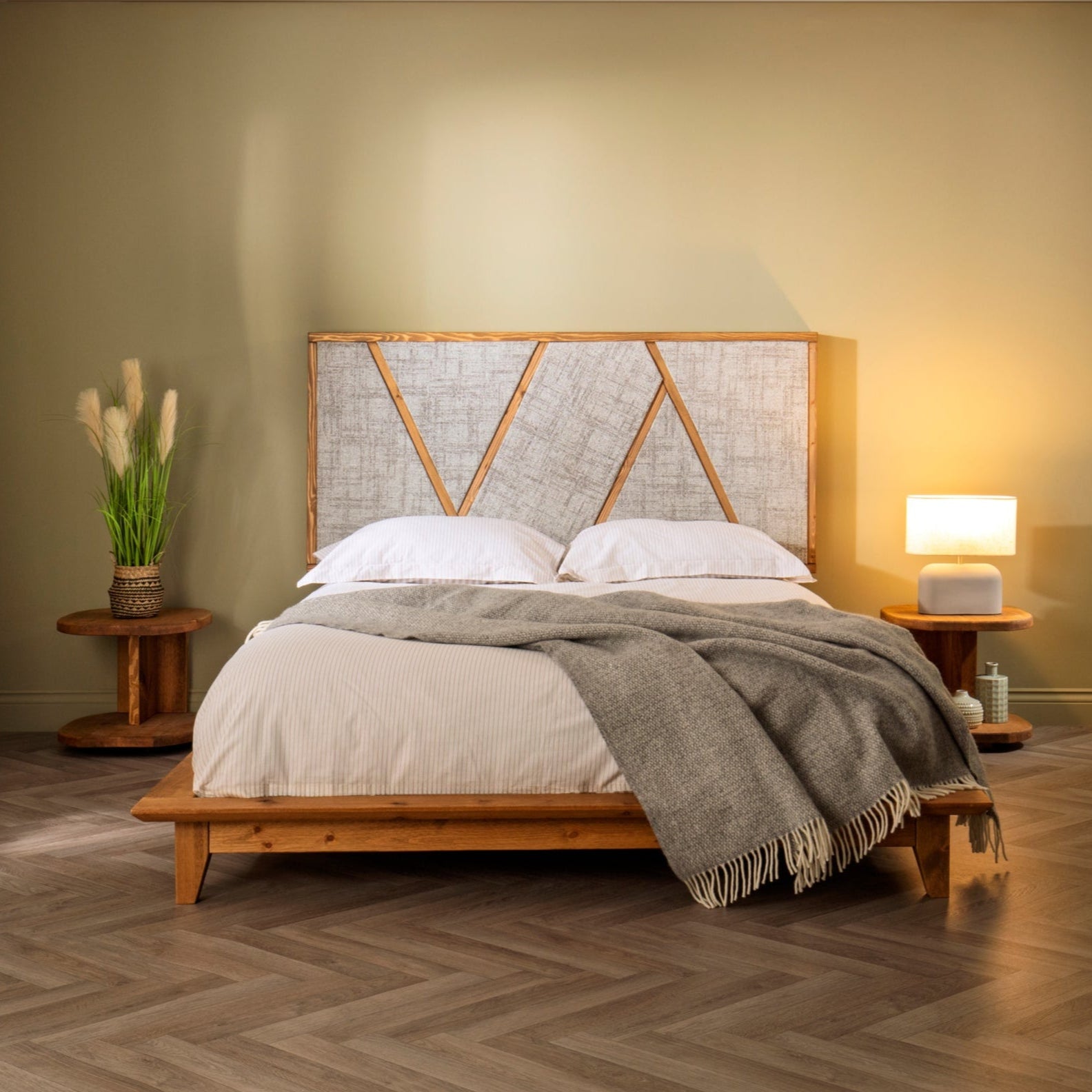 Scotswood Bed Frame & Bellingham Headboard -