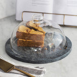 Slate and Glass Cake Dome - Tableware & Entertaining
