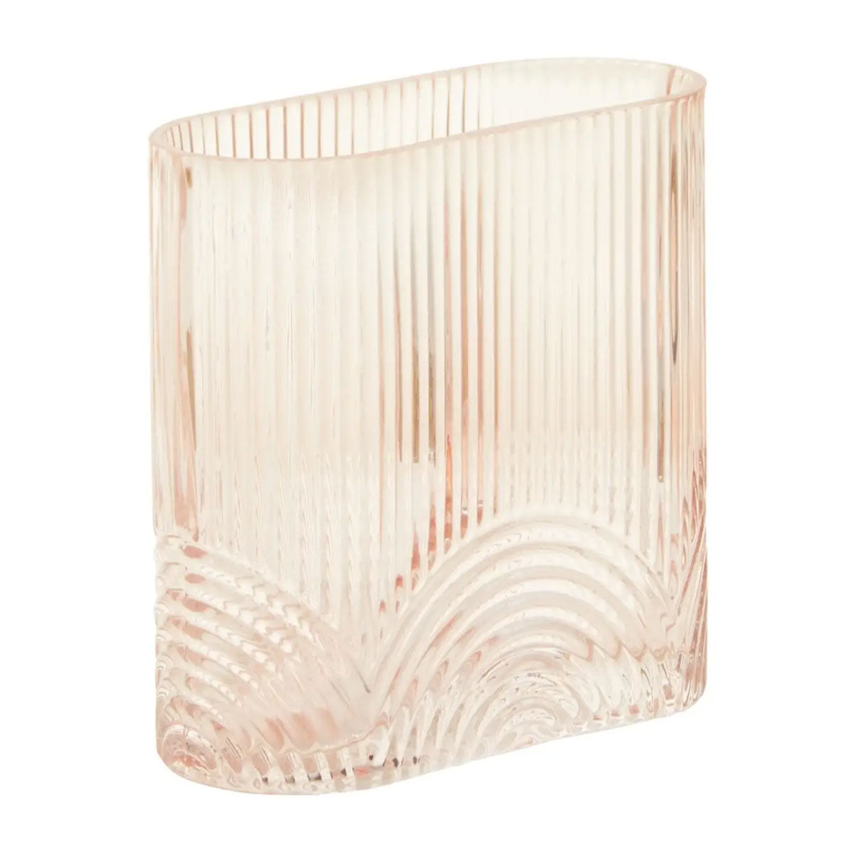 Small Pink Art Deco Vase - Planters, Vases & Bowls