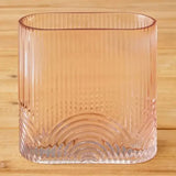 Small Pink Art Deco Vase - Planters, Vases & Bowls