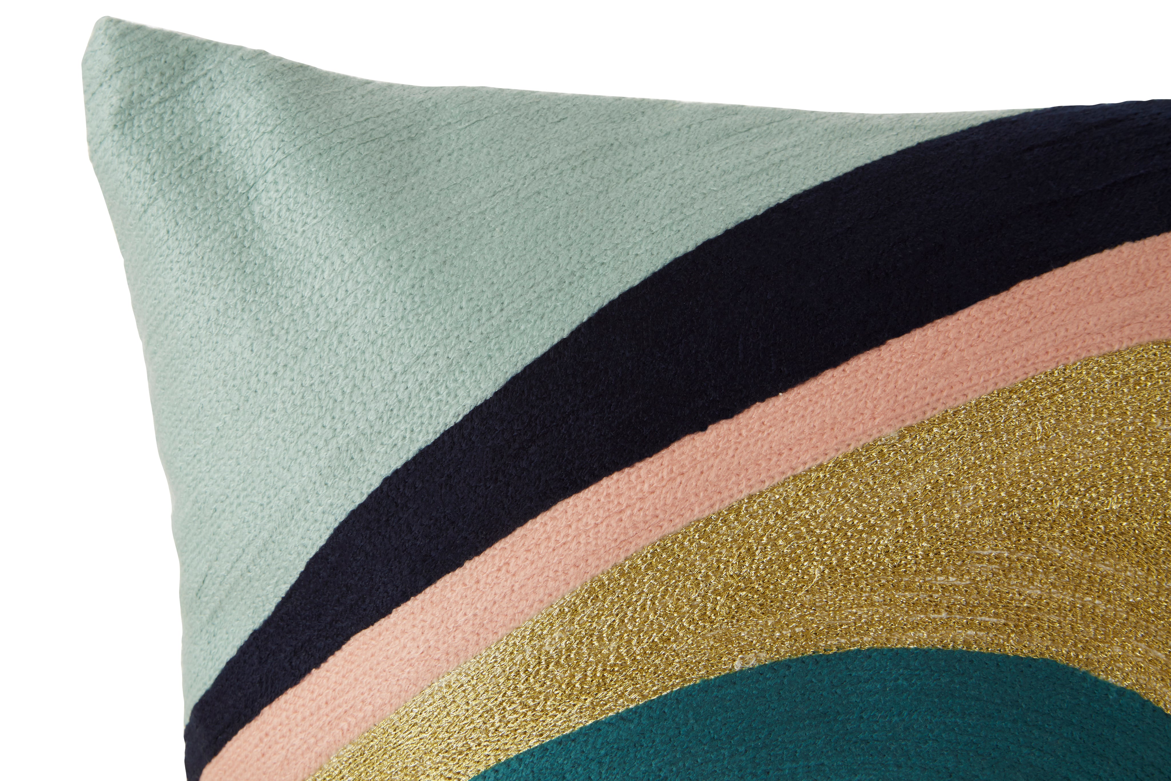Multicoloured Swirl Cushion - Outlet - Save 20%