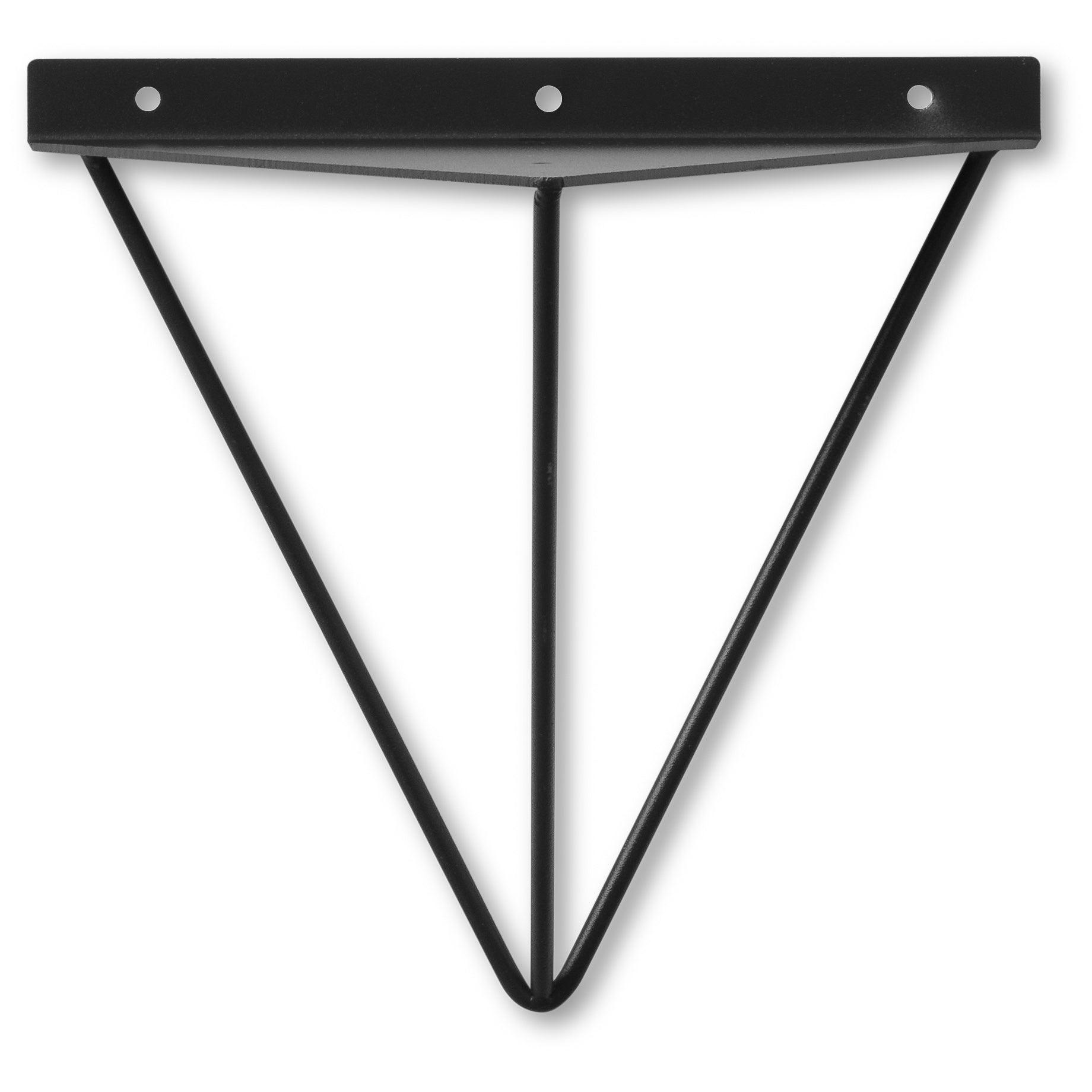 Bowes Black Metal Shelf Bracket - Shelving Accessories