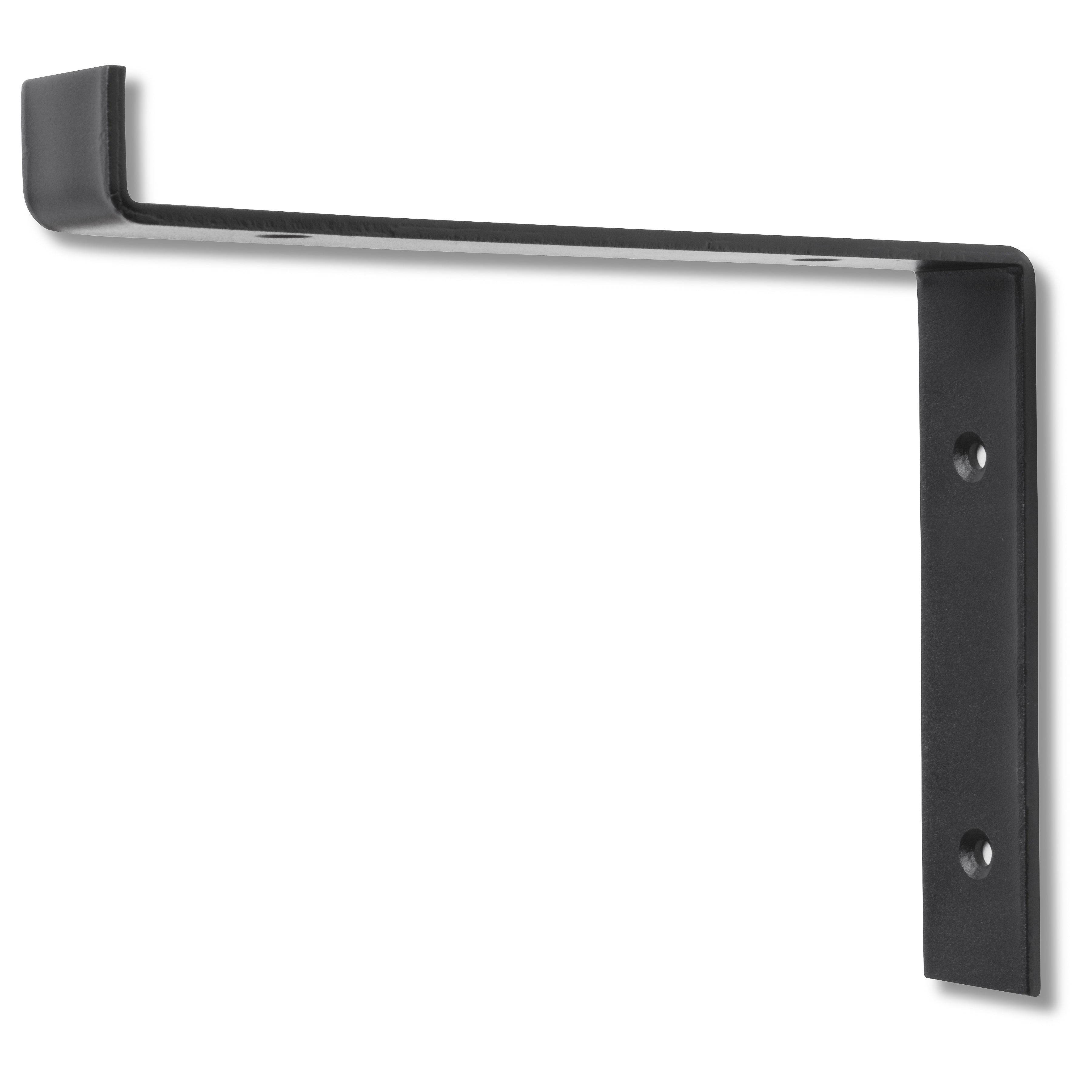 Hetton Black Metal Shelf Bracket - Shelving Accessories