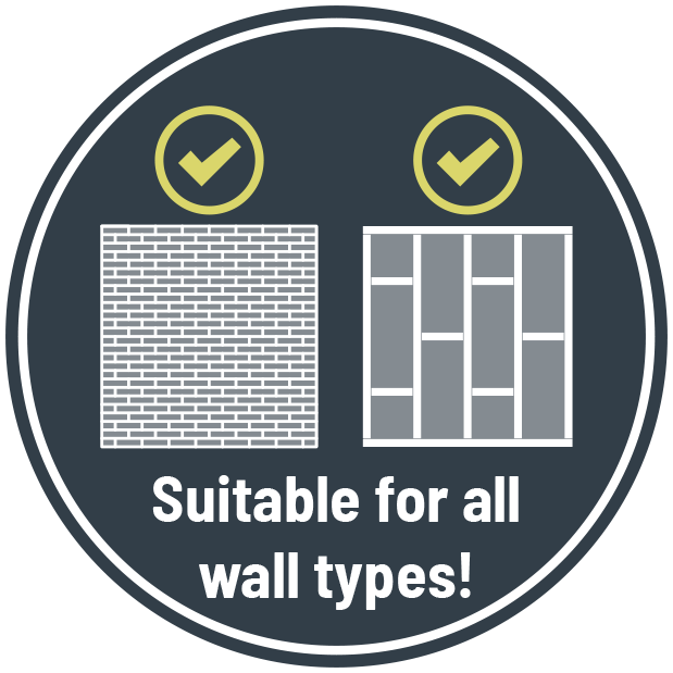 Causey Solid Wood Shelf & Brackets - 8x2 Oak Shelf (19x4cm) -