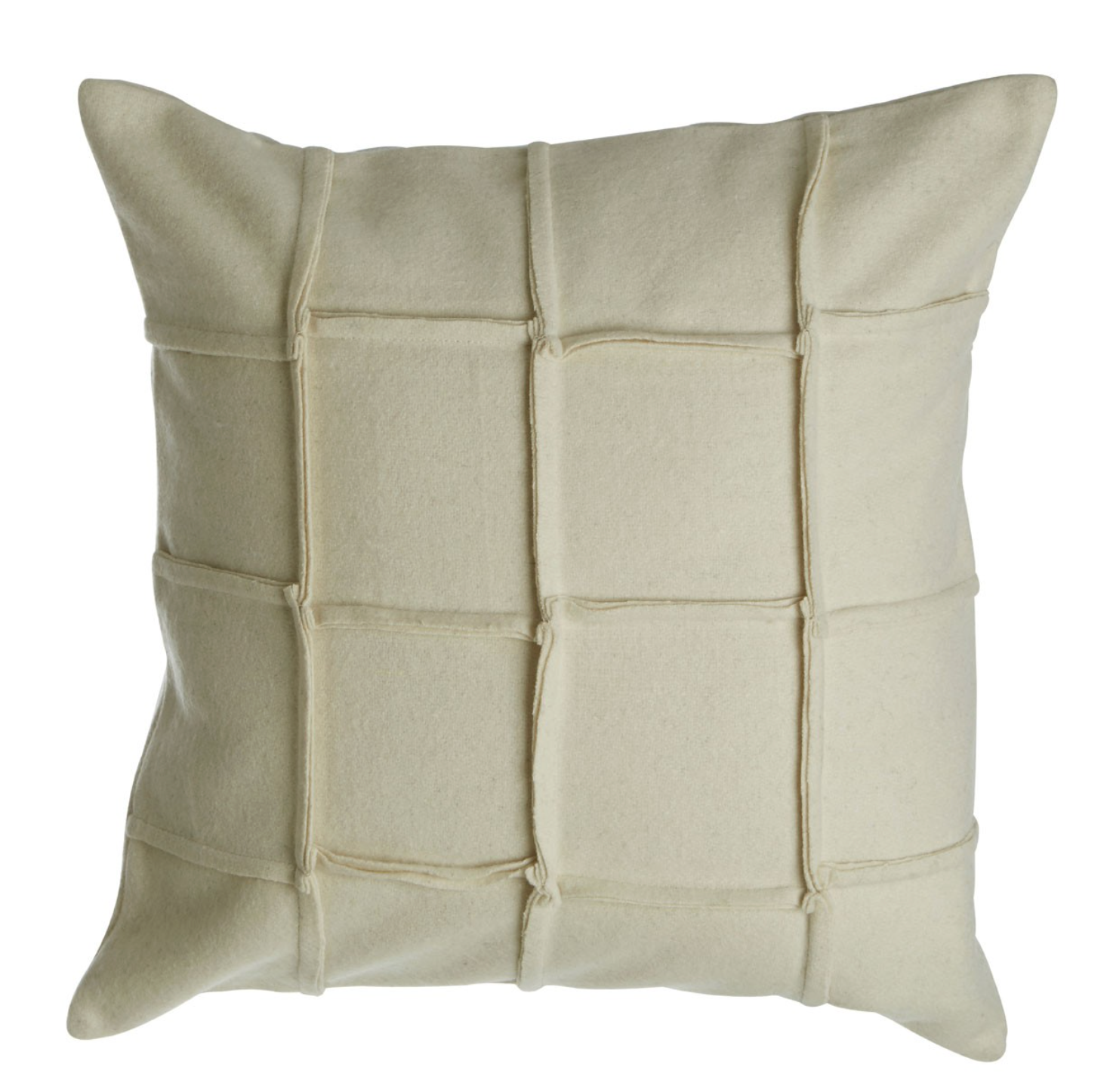 Cream Wool Mix Cushion - Outlet - Save 20%
