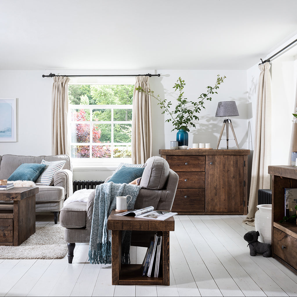 Striped Woven Cotton Cushion - Soft Furnishings