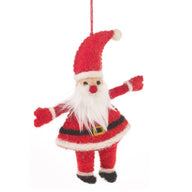 Felt Santa Decoration - Christmas Decorations