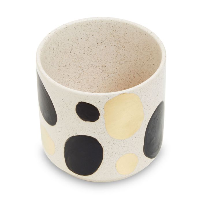 Gold and Black Planter - Planters, Vases & Bowls