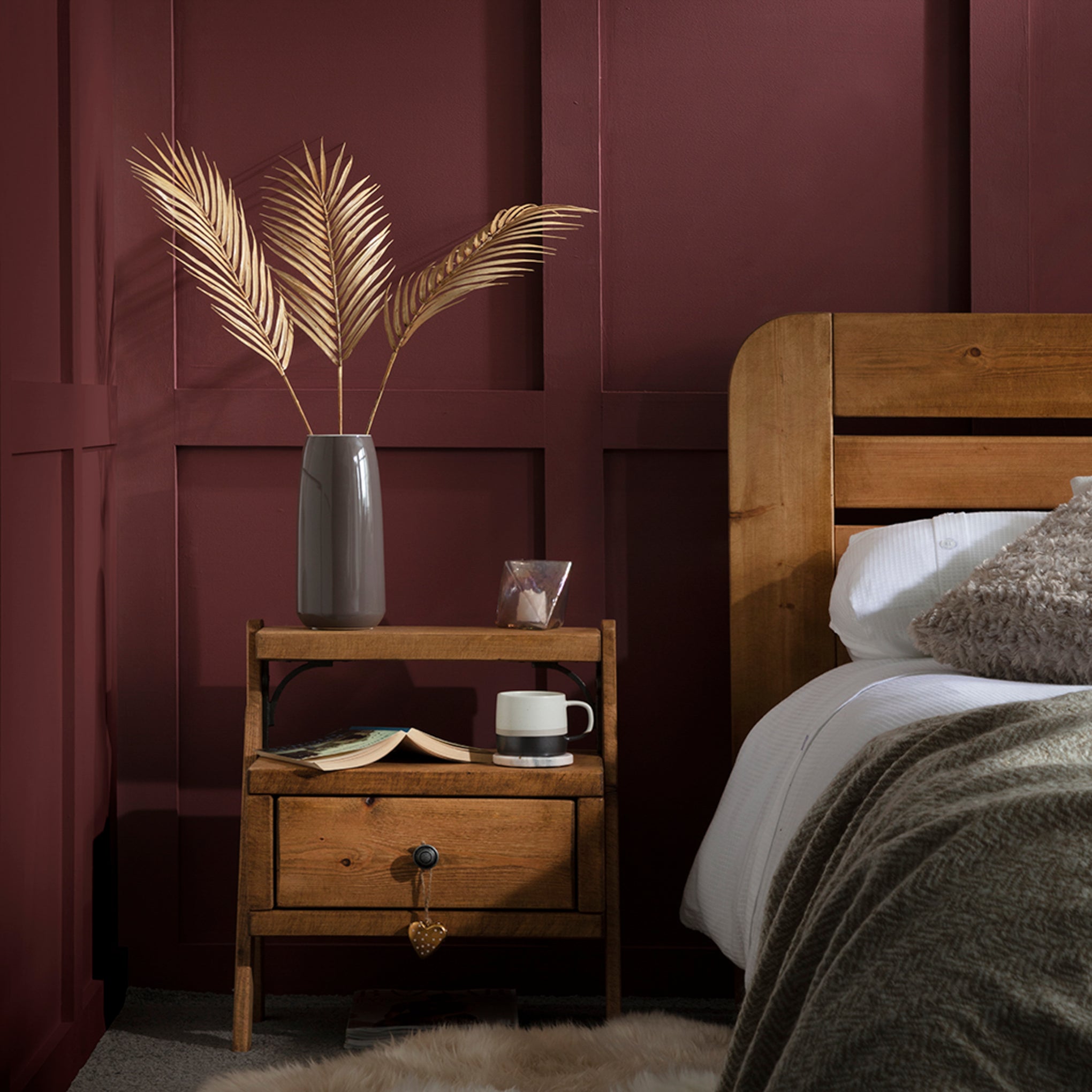 Tall Flower Vase - Clay - Planters, Vases & Bowls