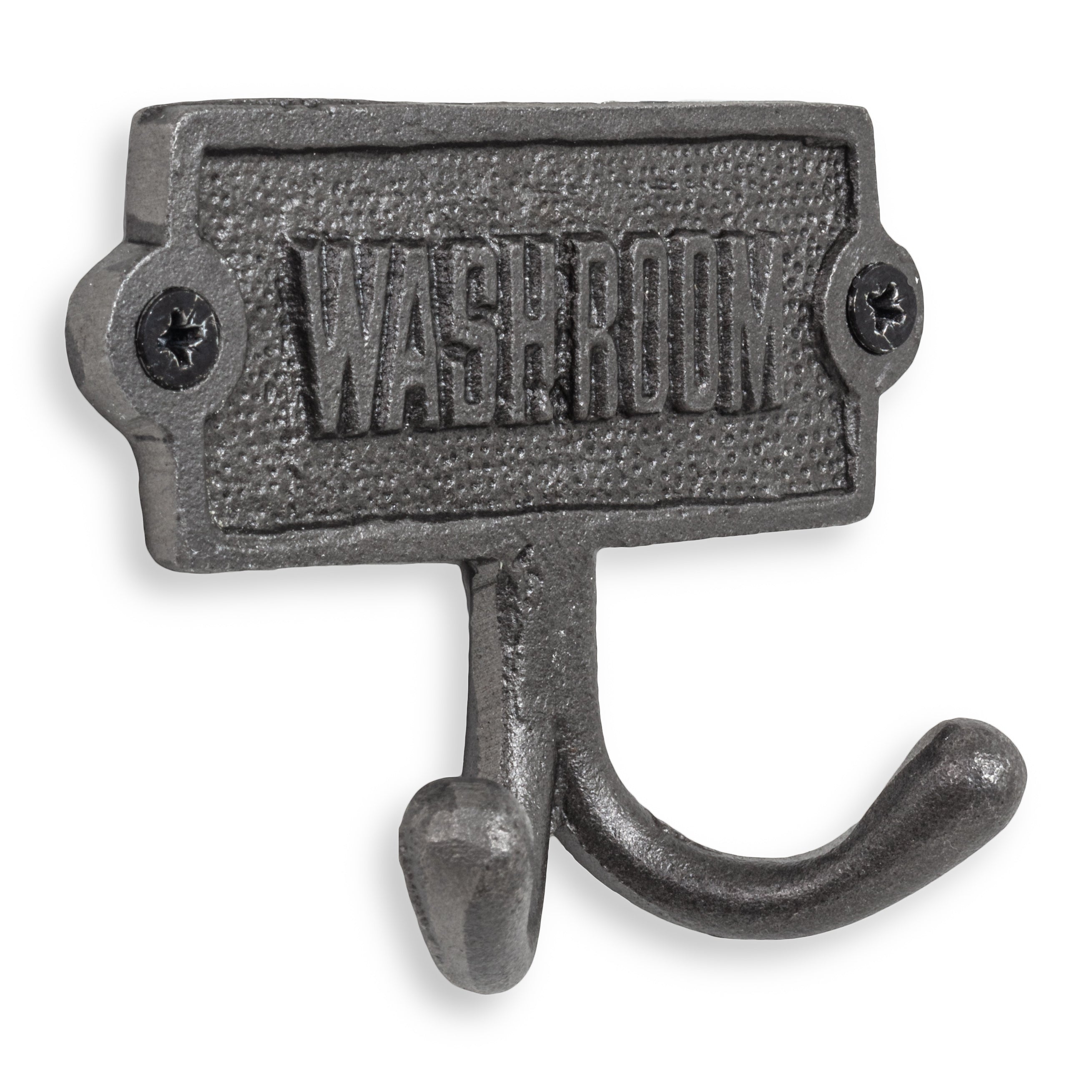 Washroom Door Sign With Hooks