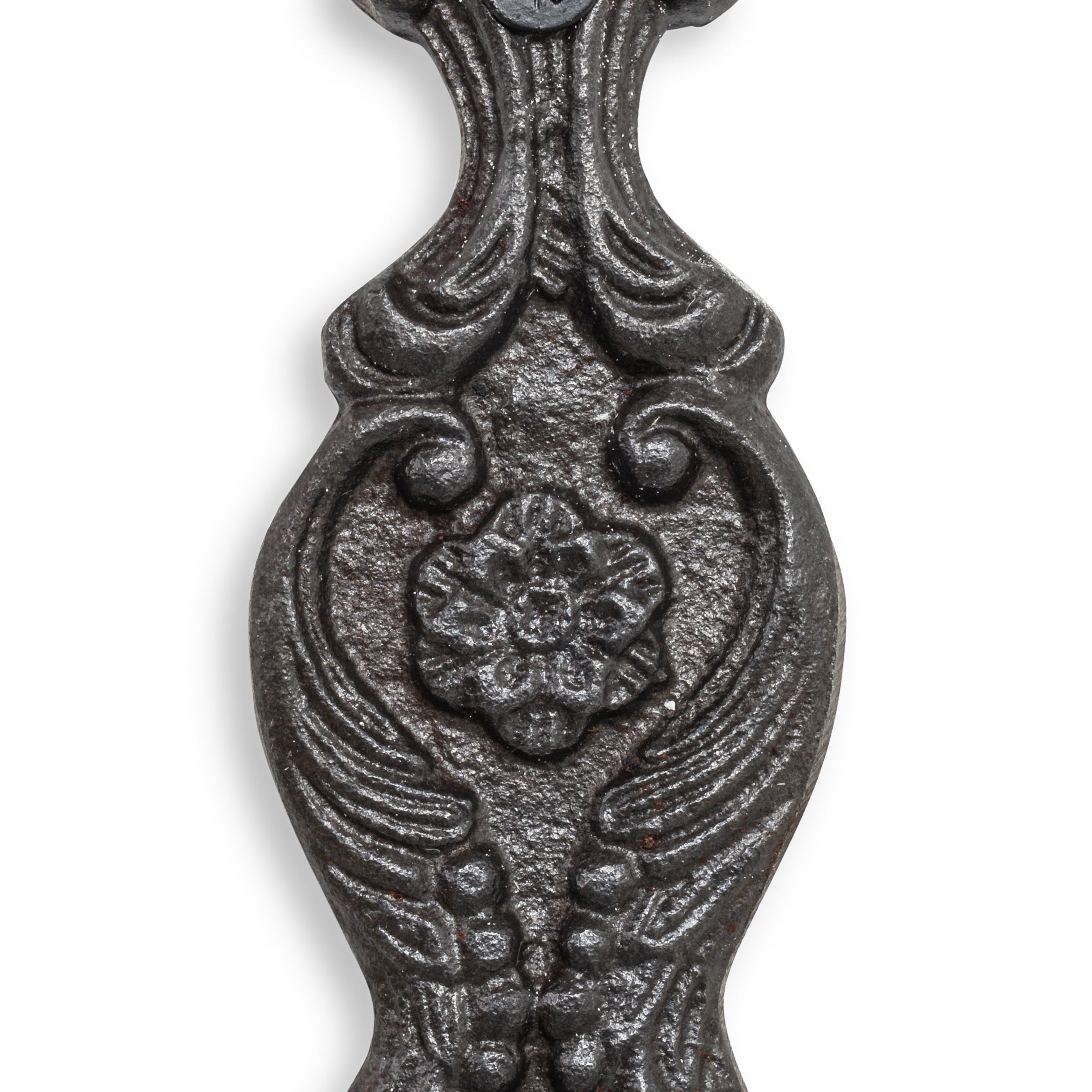 Vintage Iron Coat Hooks - Yellow Hook Ends - Coat Hooks & Hall Storage
