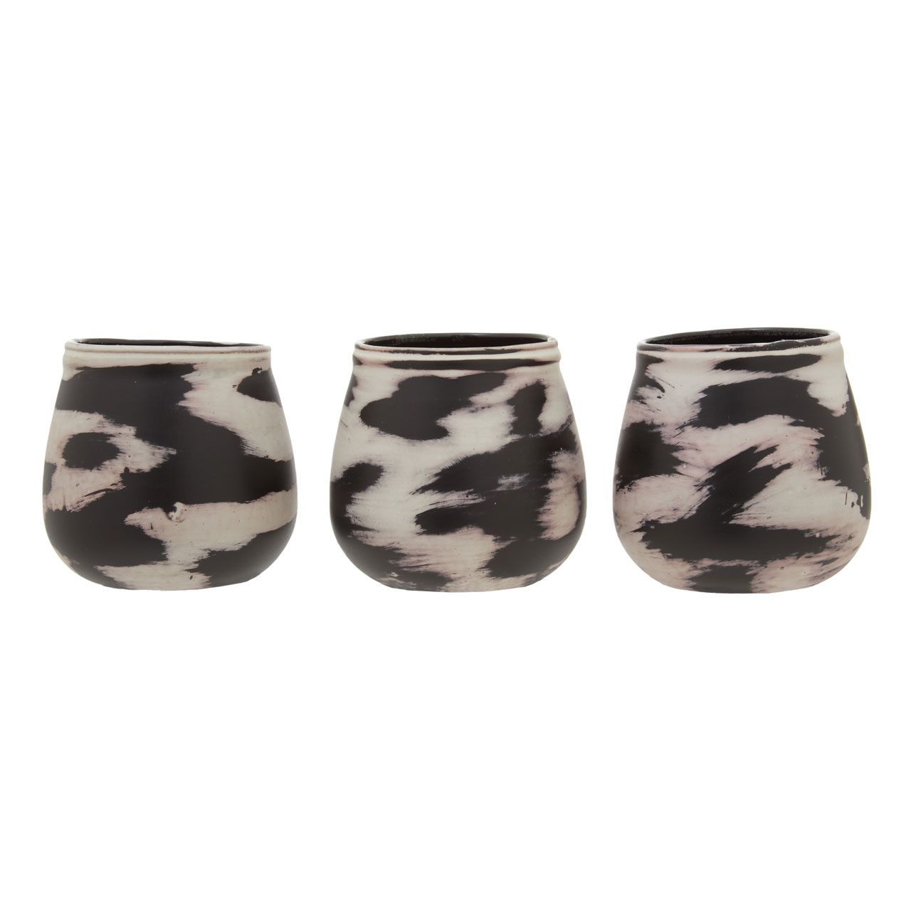 Monochrome Tealights - Set Of 3