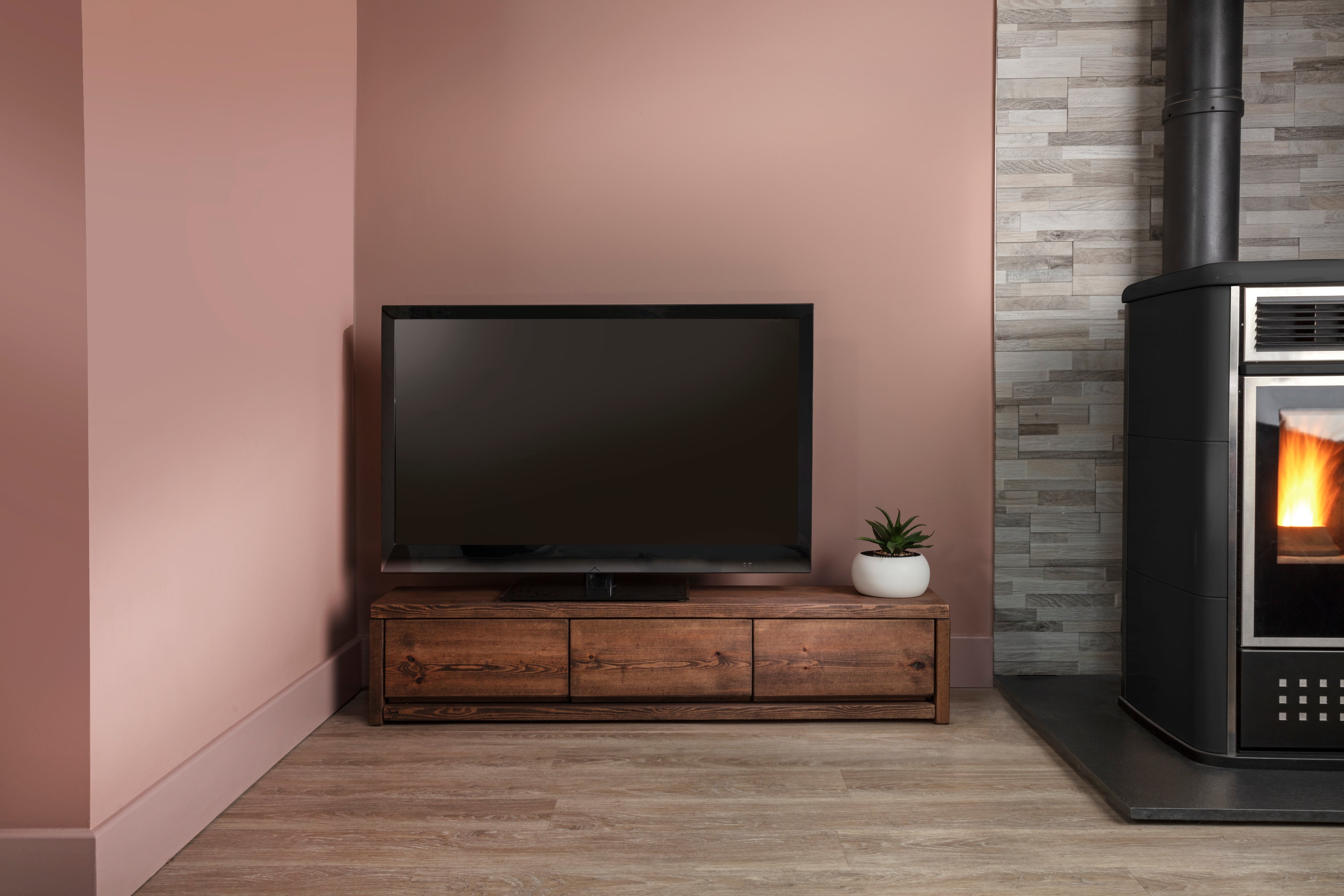 Pandon TV Stand 3 Drawers - Entertainment Centers & TV Stands