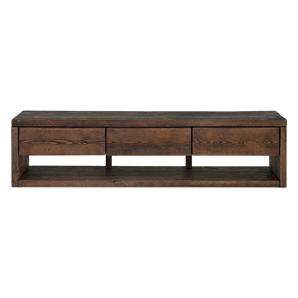 Pandon TV Stand 3 Drawers And Storage - Entertainment Centers & TV Stands