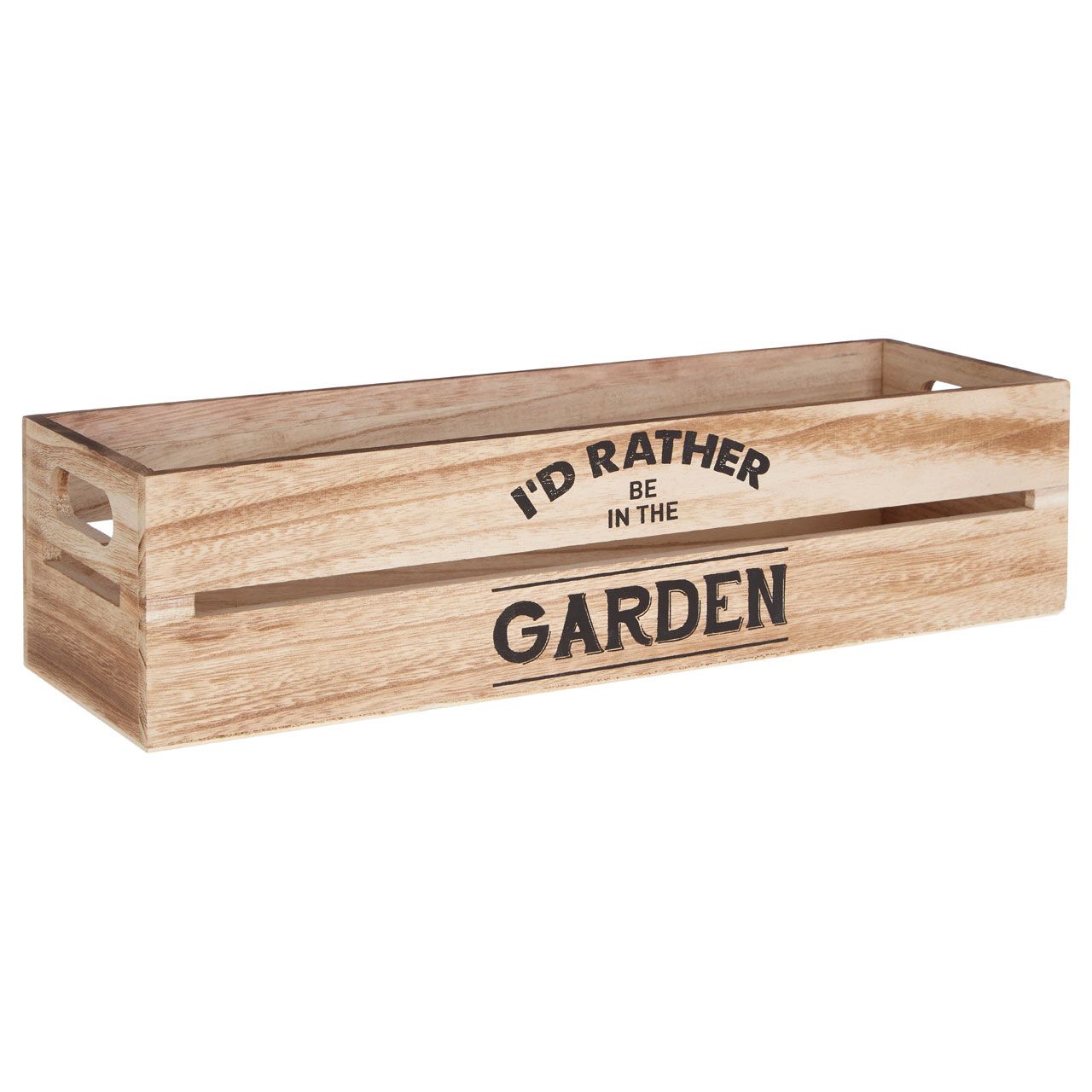 Rustic Wooden Herb Planter