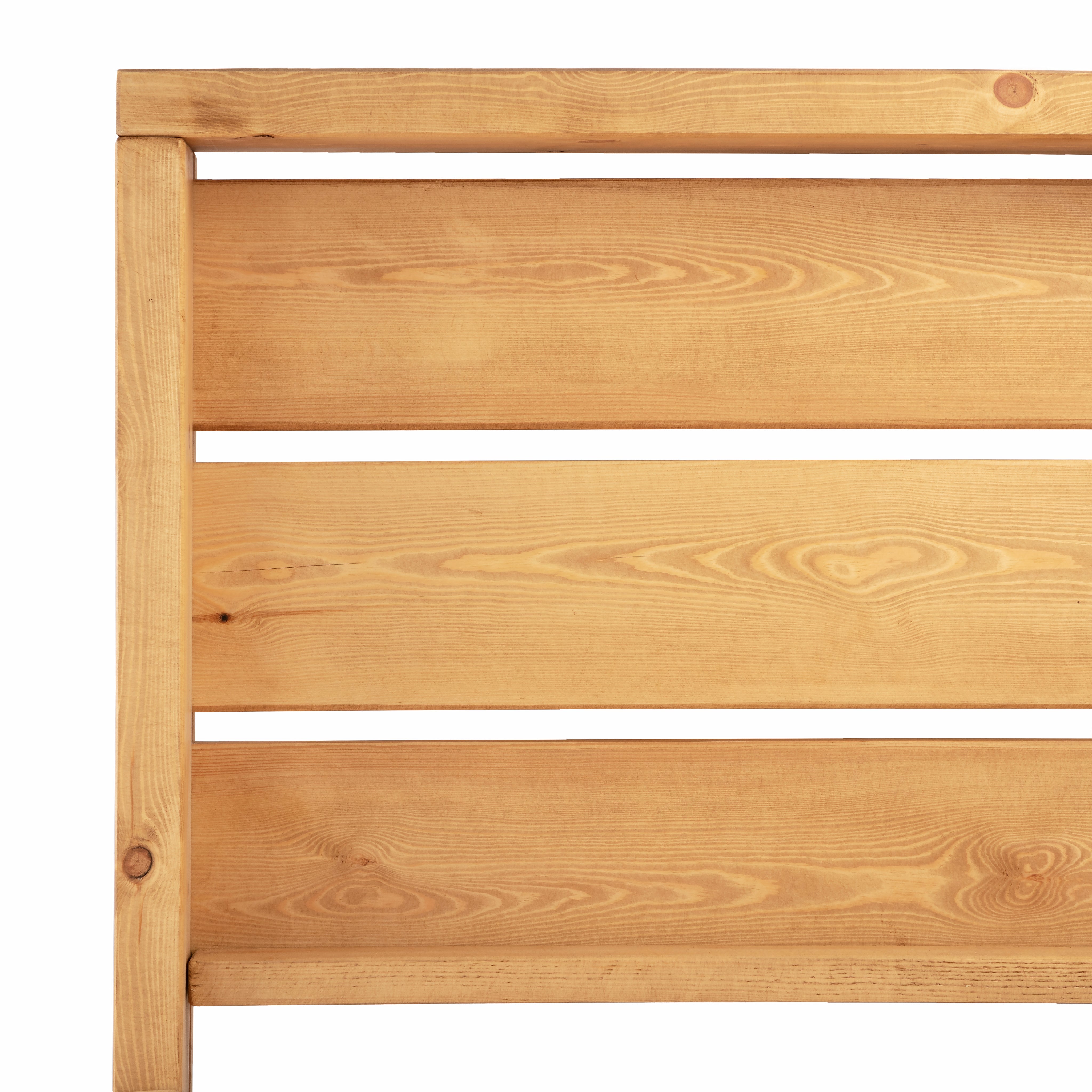 Sandyford Slatted Headboard Bed Frame - Beds & Bed Frames