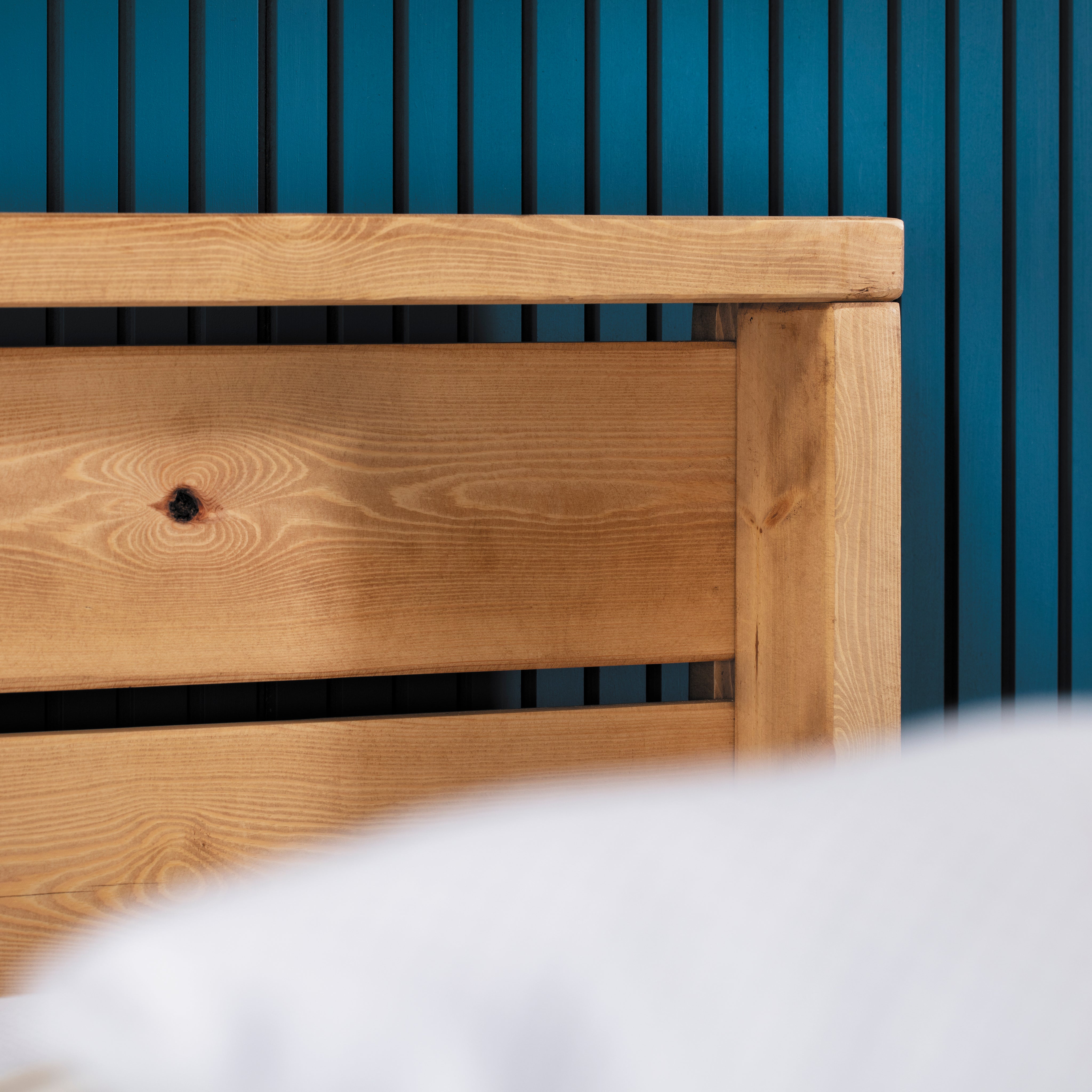 Sandyford Slatted Headboard Bed Frame - Beds & Bed Frames