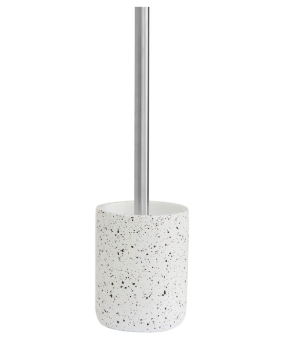 Black And White Terrazzo Toilet Brush - Bathroom