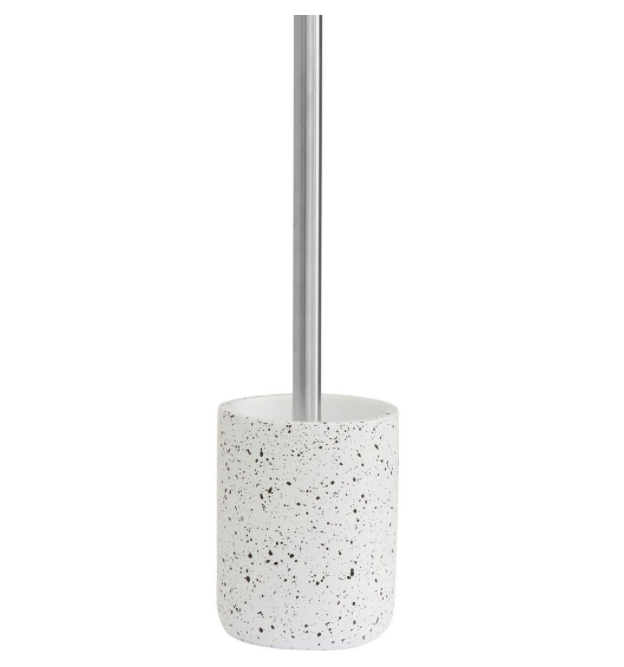 Black And White Terrazzo Toilet Brush - Bathroom