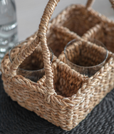 Seagrass Glass Carrier -