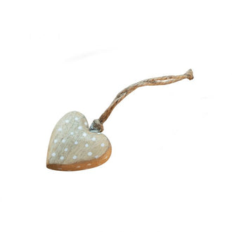Set of 6 Wooden Hearts