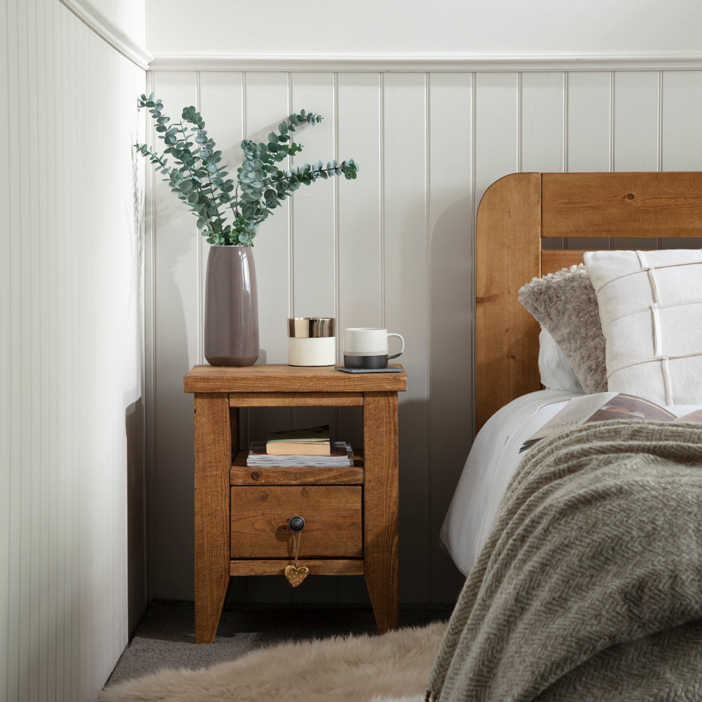 Whitburn Bedside Table - Beds & Bed Frames