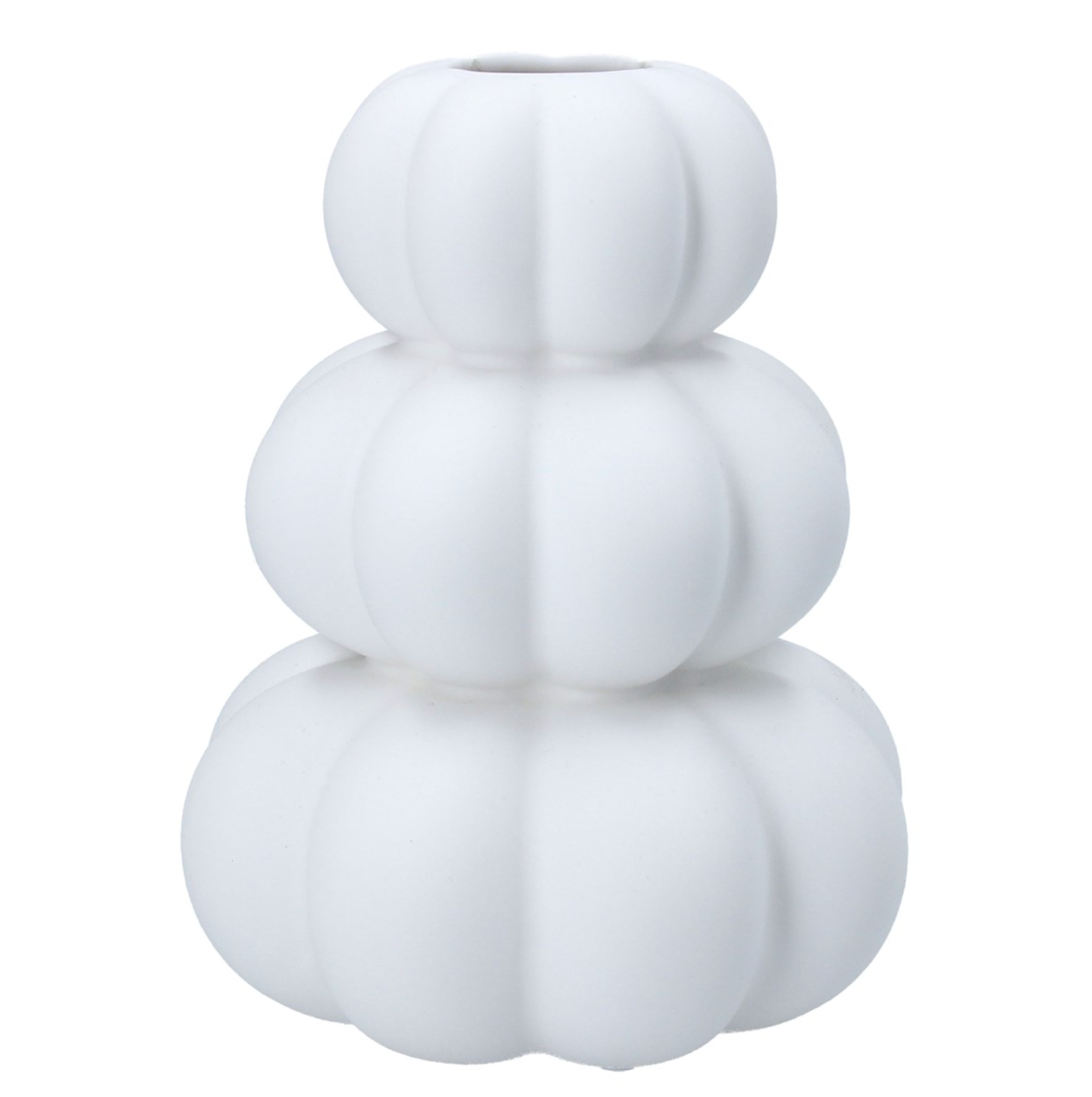 White Sculptural Vase - Planters, Vases & Bowls