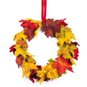 Felt Autumn Wreath - Outlet - Save 20%