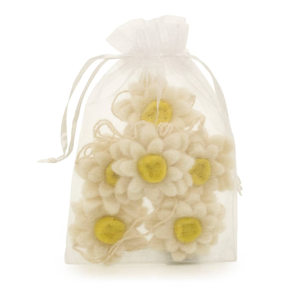 Felted Wool Hanging Daisies - Easter
