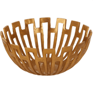 Gold Bowl - Planters, Vases & Bowls