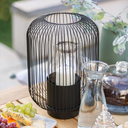 Metal Wire Lantern - Fragrances & Candles
