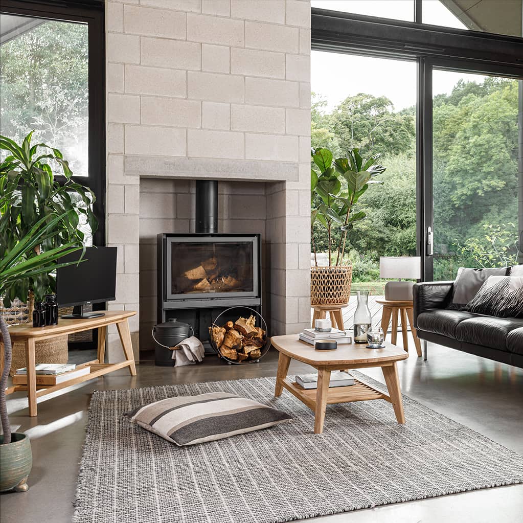 Salters Oak Coffee Table With Storage -