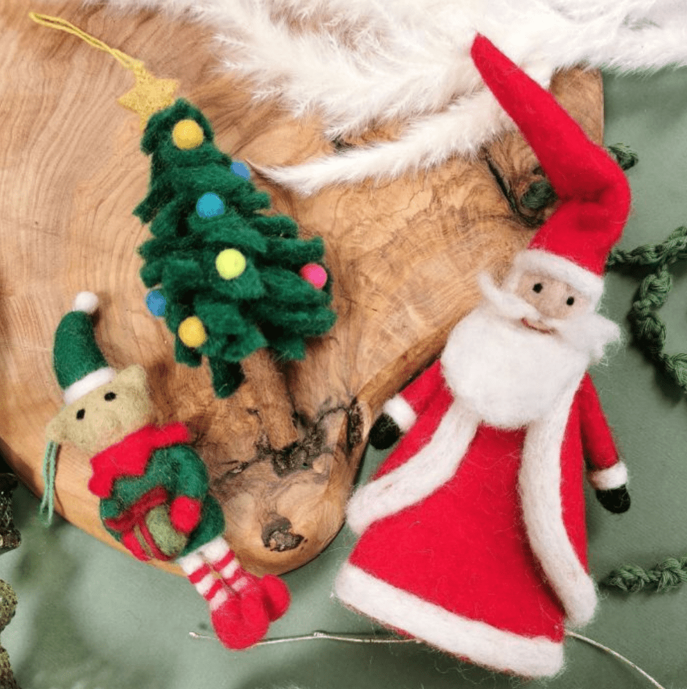 Santa Christmas Tree Topper - Christmas Decorations