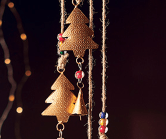 Tree Decoration with Bells - Christmas Decorations