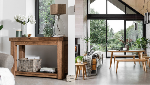 Console Table and Salters Oak Living Space