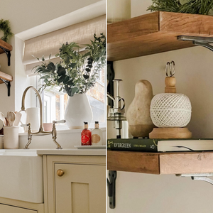 10 Ways to Style Rustic Bracketed Shelves