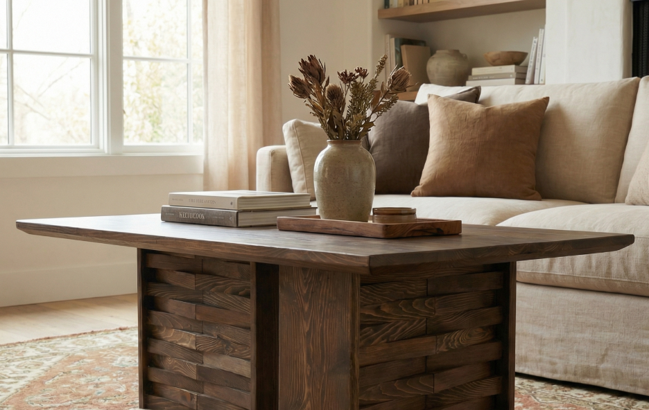 Haverton Double Pedestal Coffee Table