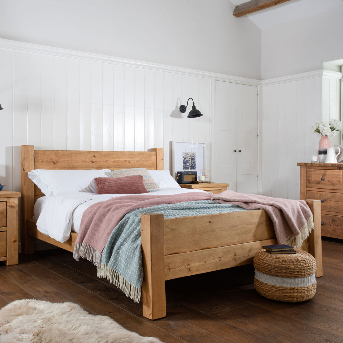 Solid Wood Coleridge Bed Frame
