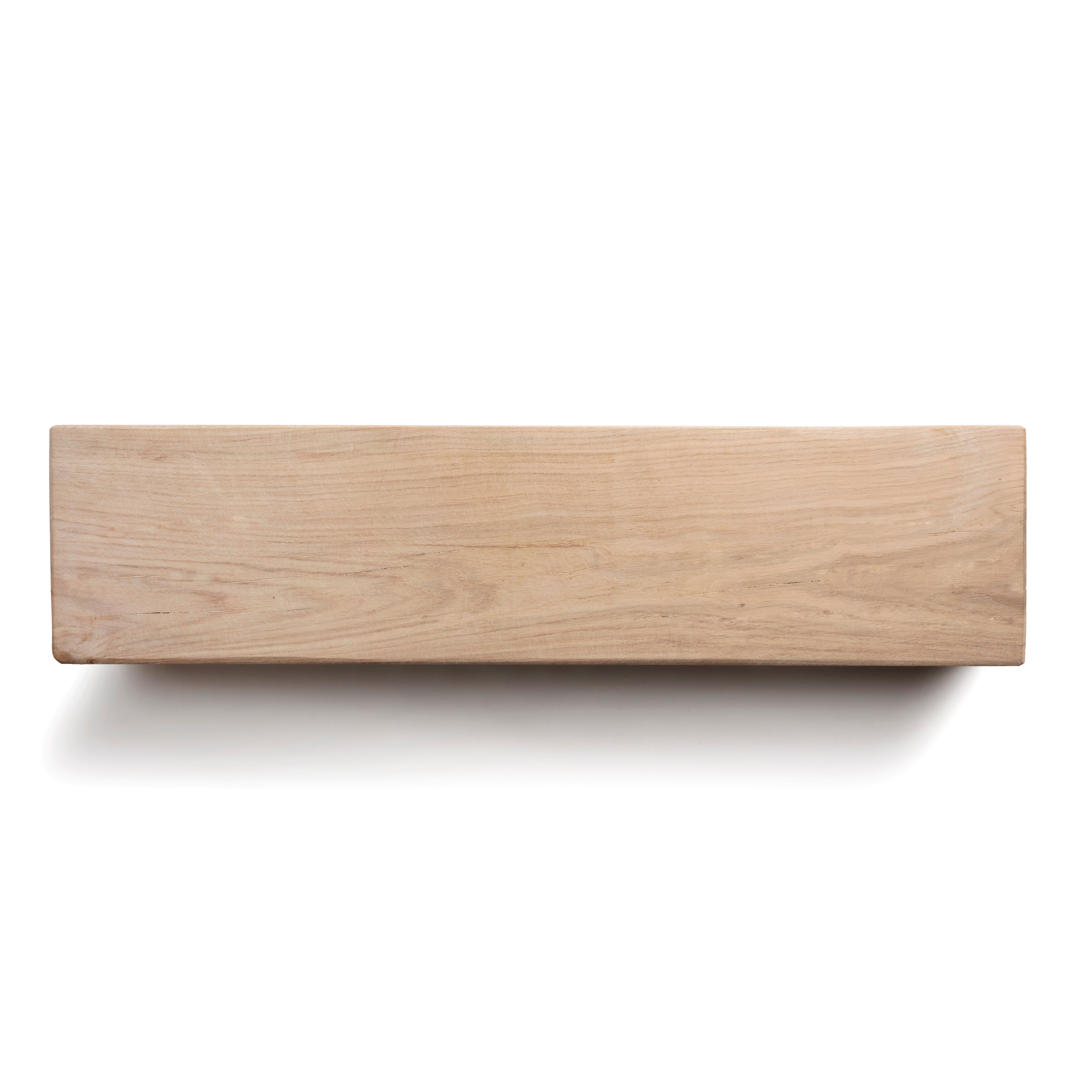 Solid Oak Mantel Beam | 4 x 8