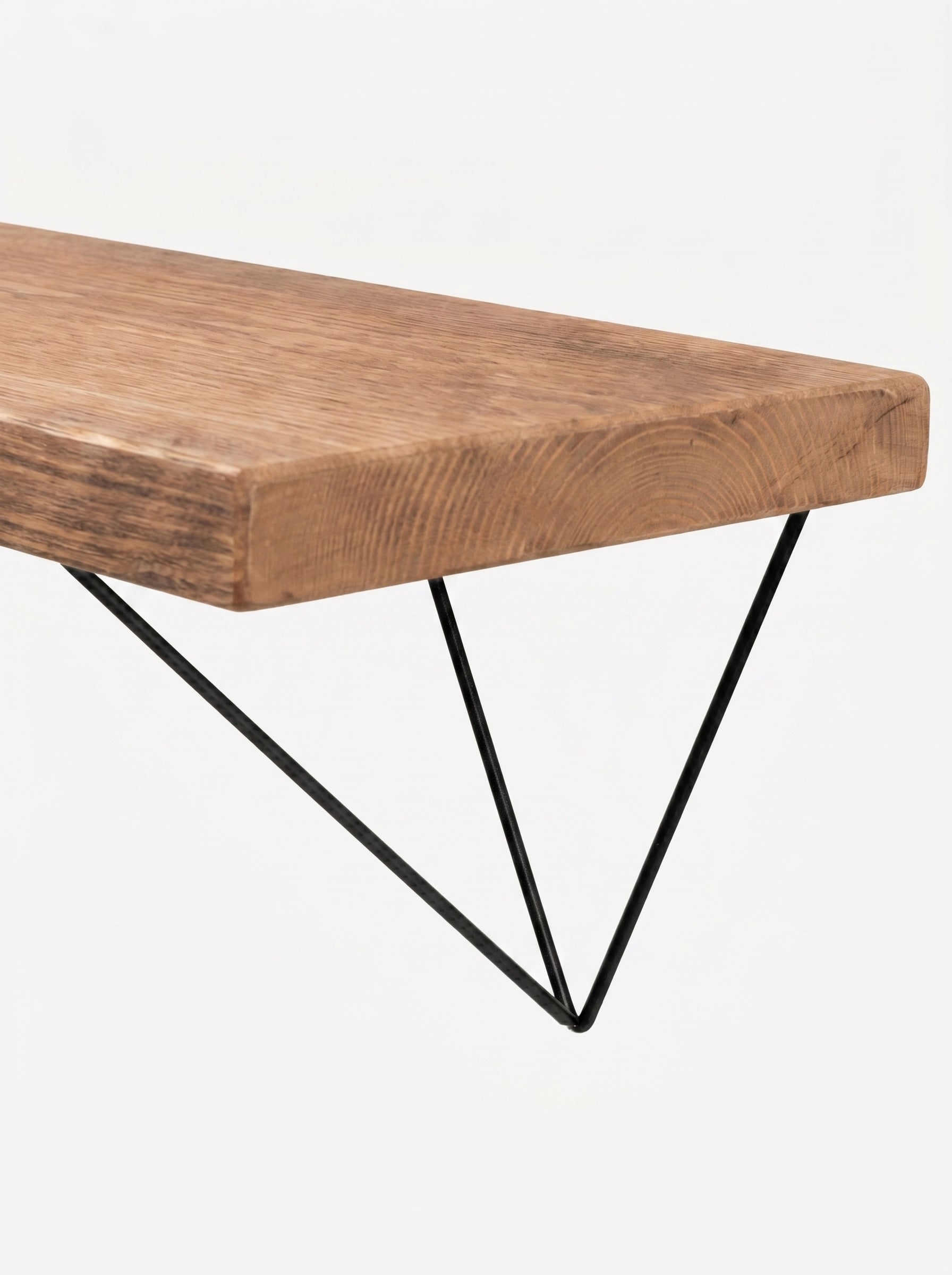 Bowes Black Metal Shelf Bracket