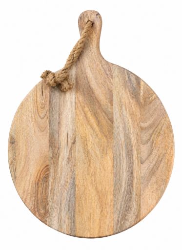 Rustic Round Wood Chopping Board - 