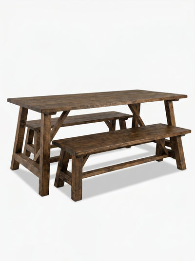 Amble Dining Table and Benches - Dining Table and Benches Sets