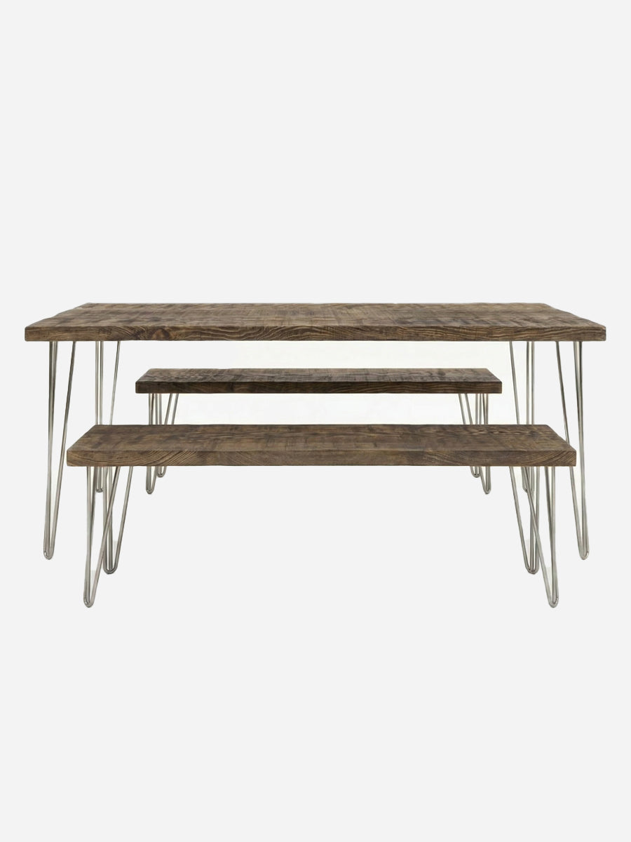 Ouseburn Dining Table and Benches - Dining Table and Benches Sets