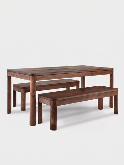 Gosforth Long Dining Table and Benches
